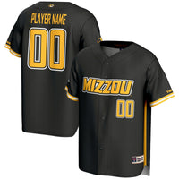 Missouri Tigers GameDay Greats NIL Pick-A-Player Lightweight Baseball Jersey - Black