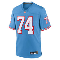 Tennessee Titans Bruce Matthews Nike Light Blue Retired Player Alternate Game Jersey