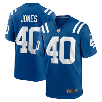 Indianapolis Colts Jaylon Jones Nike Royal Team Game Jersey
