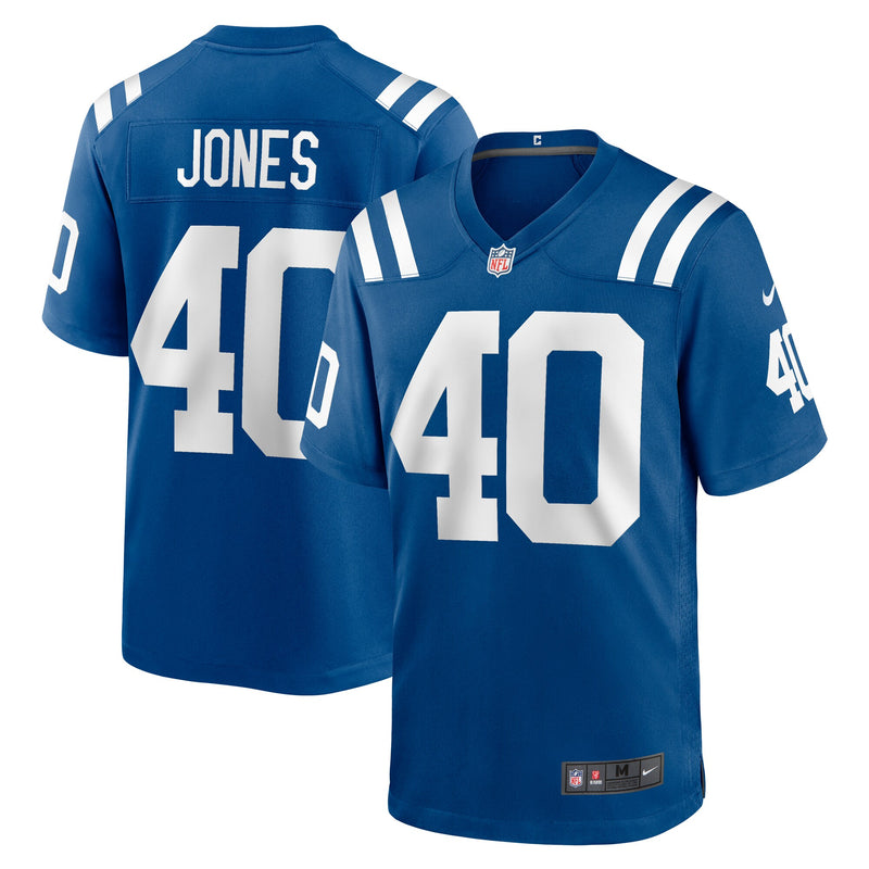 Indianapolis Colts Jaylon Jones Nike Royal Team Game Jersey