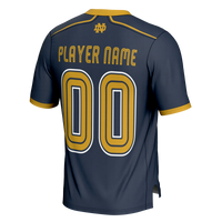 Notre Dame Fighting Irish GameDay Greats Lacrosse NIL Lightweight Jersey - Navy
