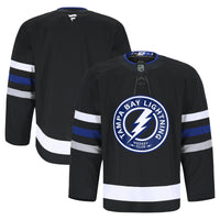 Tampa Bay Lightning Fanatics Black Alternate Authentic Pro Jersey