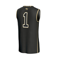 #1 Wake Forest Demon Deacons GameDay Greats Lightweight Basketball Fashion Jersey - Black