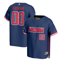 Arizona Wildcats GameDay Greats NIL Pick-A-Player Lightweight Baseball Jersey - Navy