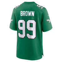 Philadelphia Eagles Jerome Brown Nike Kelly Green Retired Player Alternate Game Jersey