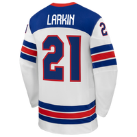 Dylan Larkin Nike White US Hockey 2026 Away Replica Jersey