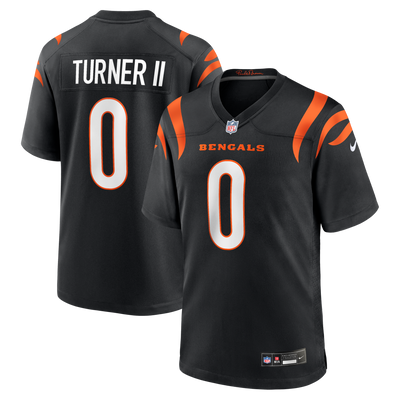 Cincinnati Bengals DJ Turner II Nike Black Team Game Jersey