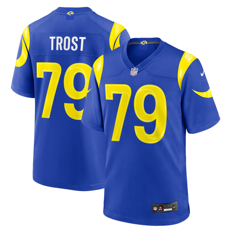 Los Angeles Rams Keagen Trost Nike Royal Team Game Jersey