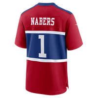 New York Giants Malik Nabers Nike Century Red Alternate Game Jersey