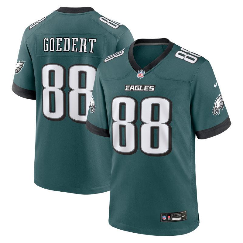 Philadelphia Eagles Dallas Goedert Nike Midnight Green Team Game Jersey