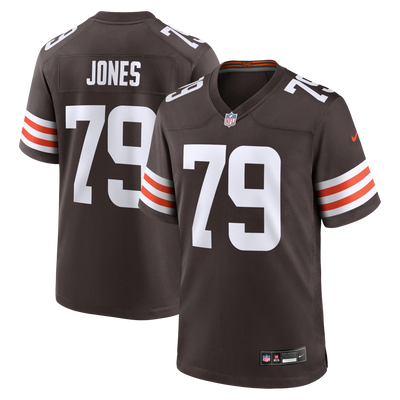 Cleveland Browns Dawand Jones Nike Brown Team Game Jersey