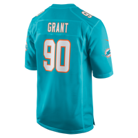 Miami Dolphins Kenneth Grant Nike Aqua Team Game Jersey