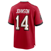 Tampa Bay Buccaneers Brad Johnson Nike Red Game Retired Player Jersey