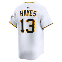 Pittsburgh Pirates Ke'Bryan Hayes Nike White Home Limited Player Jersey