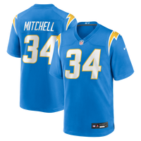 Los Angeles Chargers Keaton Mitchell Nike Powder Blue Team Game Jersey
