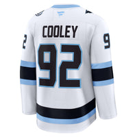 Utah Mammoth Logan Cooley Fanatics White Away Premium Player Jersey