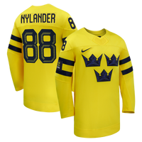 Sweden Hockey William Nylander Nike Yellow 2026 Away Replica Jersey