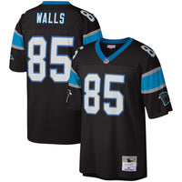 Carolina Panthers Wesley Walls Mitchell & Ness Black Legacy Replica Jersey