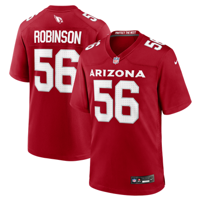 Arizona Cardinals Darius Robinson Nike Cardinal Player Game Jersey