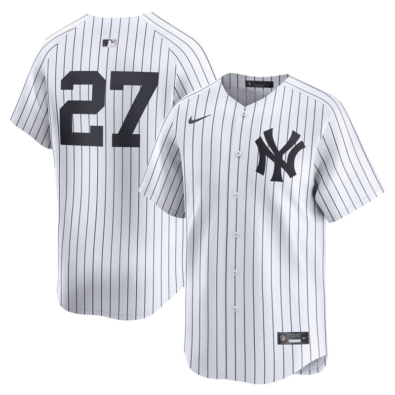 New York Yankees Giancarlo Stanton Nike White Home Limited Player Jersey