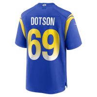 Los Angeles Rams Kevin Dotson Nike Royal Game Jersey