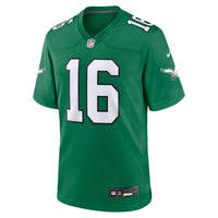 Philadelphia Eagles Tanner McKee Nike Kelly Green Alternate Game Jersey