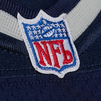 New England Patriots Tom Brady Mitchell & Ness Navy Super Bowl XXXVI Authentic Throwback Jersey