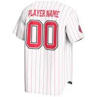 Ball State Cardinals GameDay Greats NIL Pick-A-Player Lightweight Baseball Jersey - White