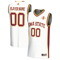 Iowa State Cyclones GameDay Greats Lightweight Collegiate Basketball NIL Pick-A-Player Fashion Jersey - White