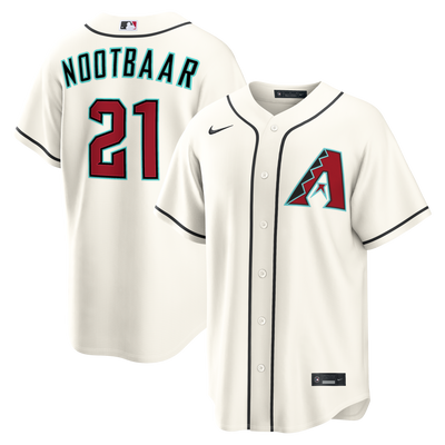 Arizona Diamondbacks Lars Nootbaar Nike Cream Home Replica Jersey