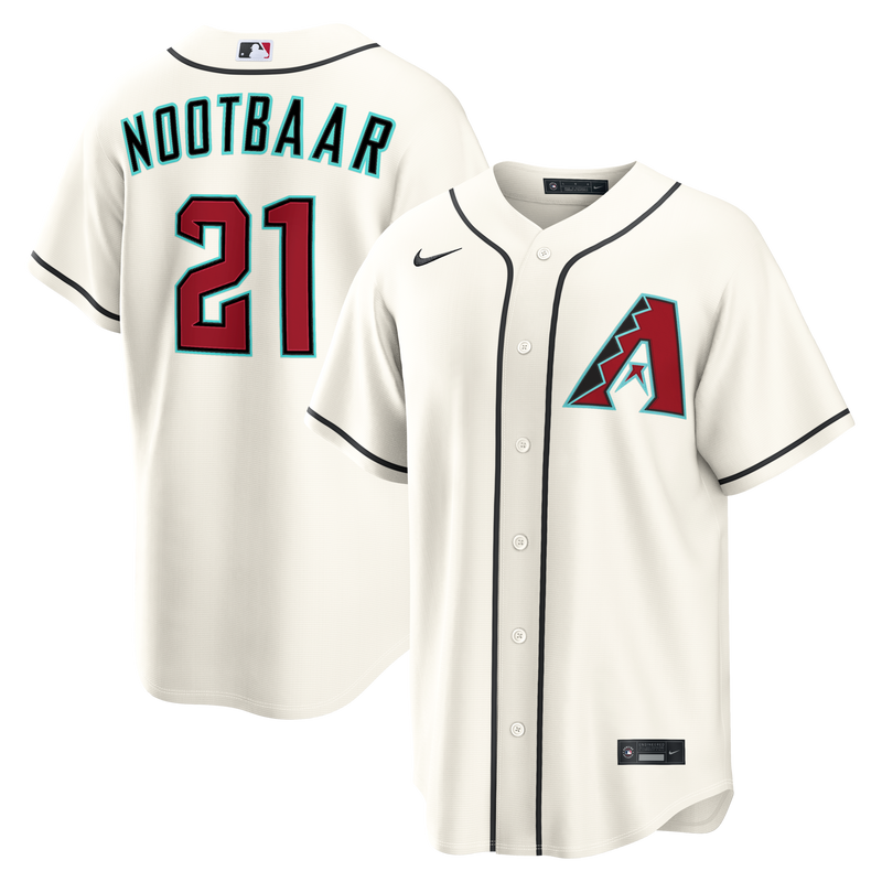 Arizona Diamondbacks Lars Nootbaar Nike Cream Home Replica Jersey