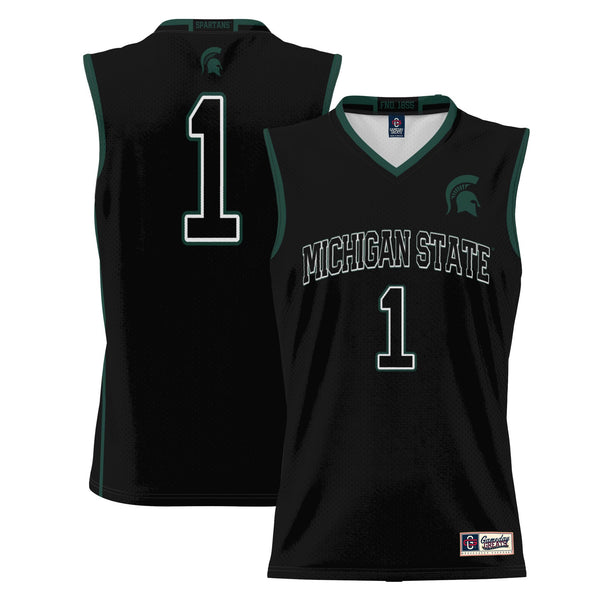 #1 Michigan State Spartans GameDay Greats Lightweight Basketball Jersey - Black