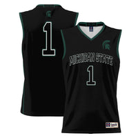 #1 Michigan State Spartans GameDay Greats Lightweight Basketball Jersey - Black