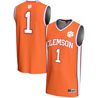 #1 Clemson Tigers GameDay Greats Lightweight Basketball Jersey - Orange