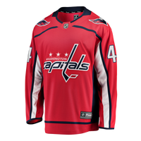 Washington Capitals Cole Hutson Fanatics Red Home Breakaway Jersey