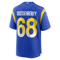 Los Angeles Rams David Quessenberry Nike Royal Team Game Jersey