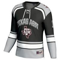 #12 Texas A&M Aggies GameDay Greats Hockey Fashion Jersey – Black
