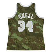 Los Angeles Lakers NBA Shaquille O'Neal Ghost Green Camo Swingman Jersey By Mitchell & Ness -