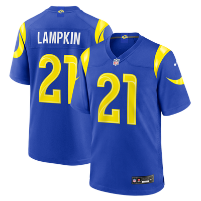 Los Angeles Rams Cam Lampkin Nike Royal Team Game Jersey