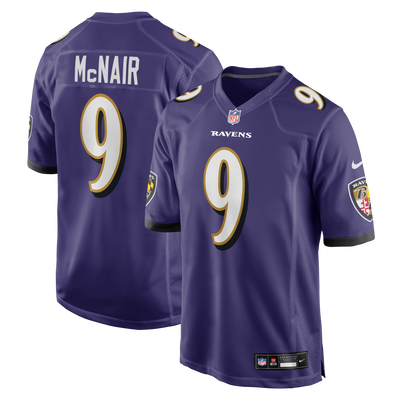 Baltimore Ravens Steve McNair Nike Purple Game Retired Player Jersey