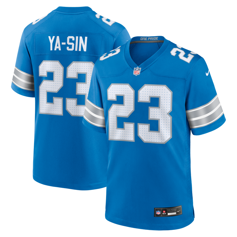 Detroit Lions Rock Ya-Sin Nike Blue Team Game Jersey