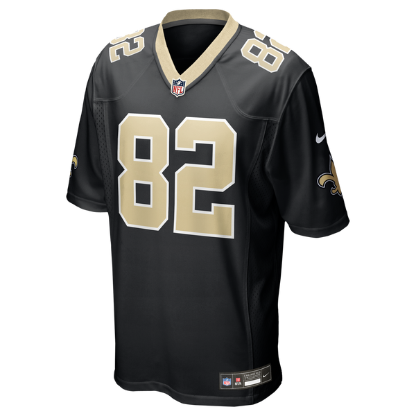 New Orleans Saints Bob Pollard Nike Black Game Retired Player Jersey