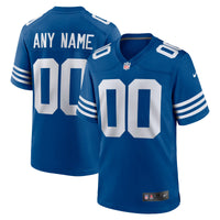 Indianapolis Colts Nike Royal Alternate Custom Jersey