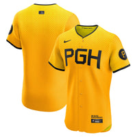 Pittsburgh Pirates Nike Gold City Connect Elite Jersey