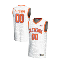 Clemson Tigers GameDay Greats NIL Pick-A-Player Basketball Lightweight Jersey - White