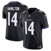 Baltimore Ravens Kyle Hamilton Nike Black Alternate Vapor F.U.S.E. Stitched Limited Jersey