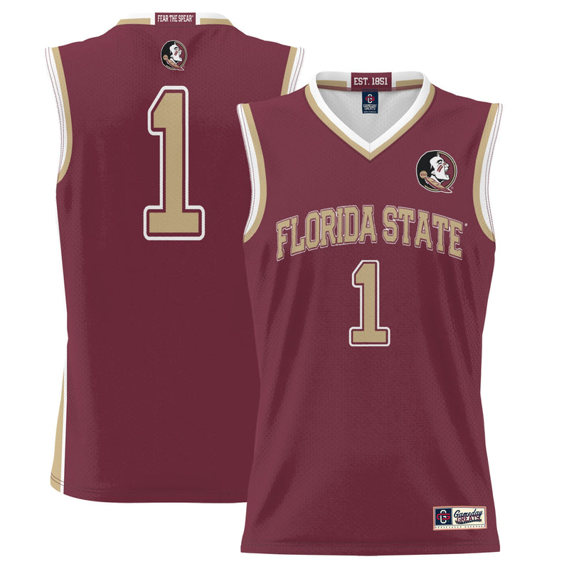#1 Florida State Seminoles GameDay Greats Lightweight Basketball Jersey - Garnet