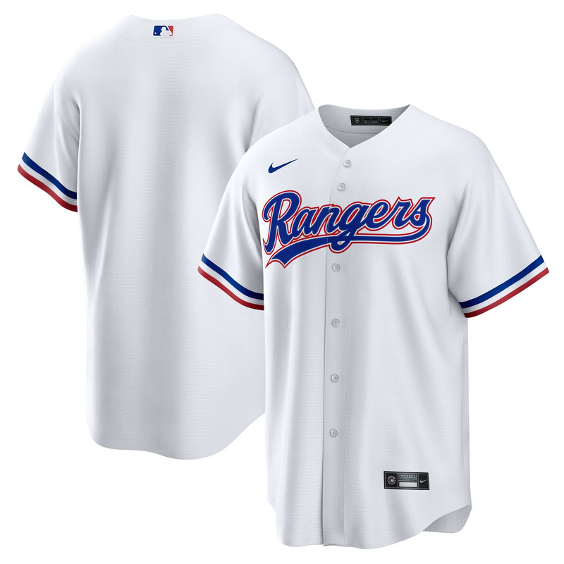 Texas Rangers Nike White Home Big & Tall Replica Jersey