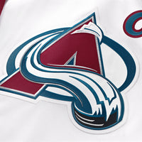 Colorado Avalanche Fanatics White Away Premium Custom Jersey