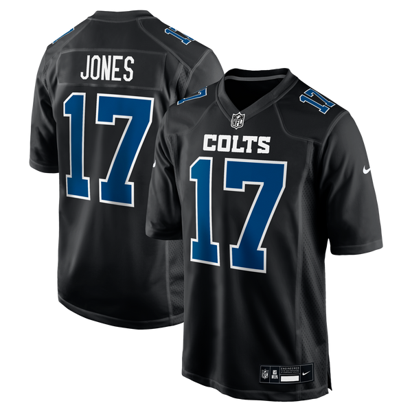 Indianapolis Colts Daniel Jones Nike Carbon Black Fashion Game Jersey